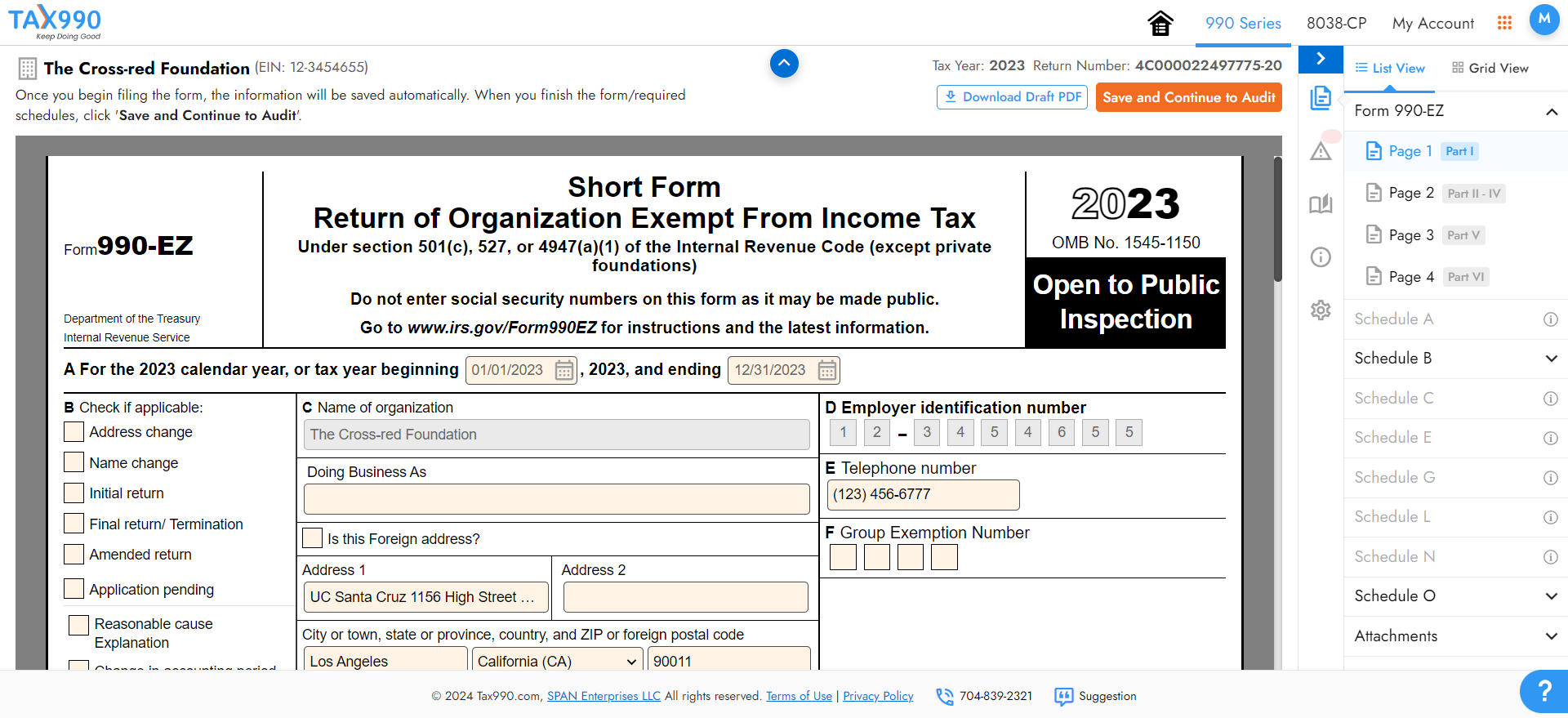 Complete Form Based Filing