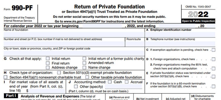 E-file 990-PF Online | IRS 2021 Form 990-PF for Private Foundation
