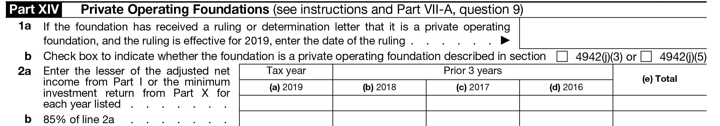 IRS Form 990-PF Instructions | 2019 990-PF Filing Requirements